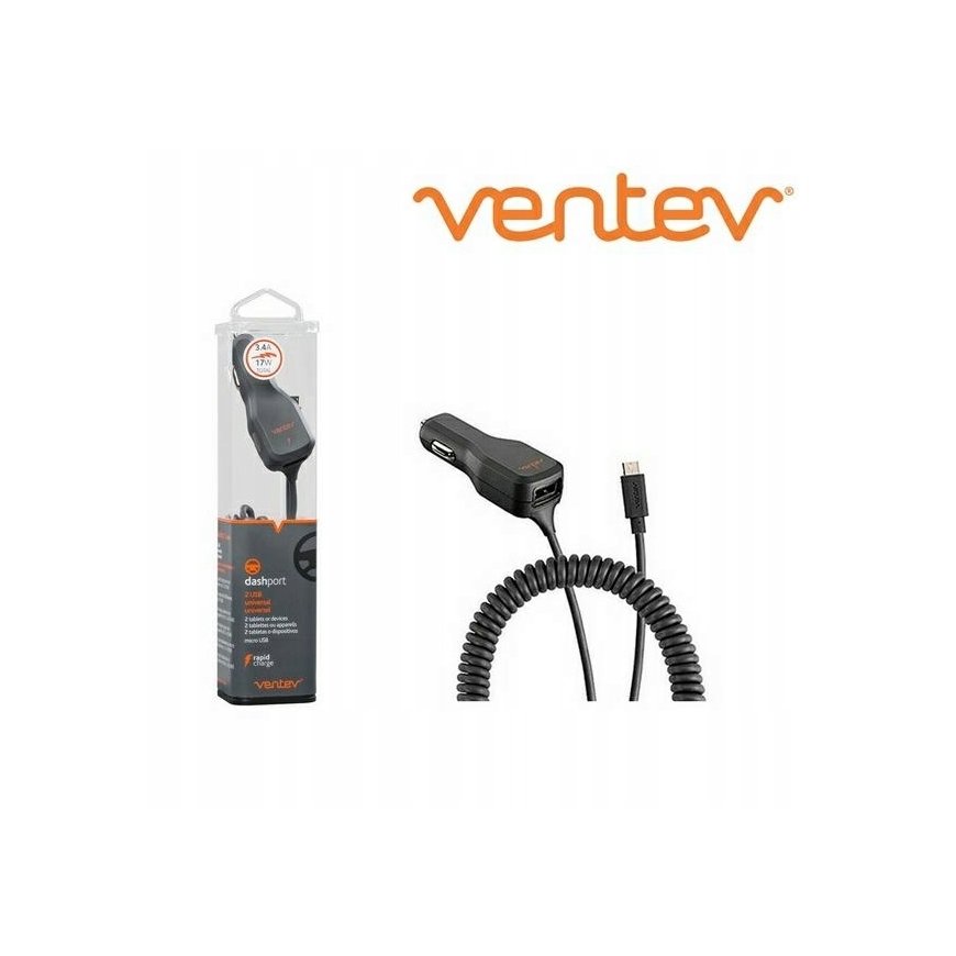 Ład. samochodowa Ventev microUSB 3.4A r2340c 29430 – 2