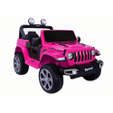 Lean Cars FT-938 pink painted 4x4 battery vehicle. Lean Cars FT-938 pink painted 4x4 battery vehicle.