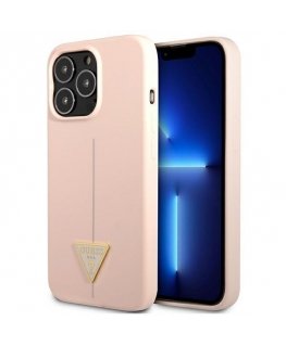 Guess GUHMP14LHLEOPWP iPhone 14 Pro 6.1" różowy|pink hardcase Le