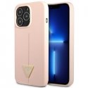 Guess GUHMP14LHLEOPWP iPhone 14 Pro 6.1" różowy|pink hardcase Le Guess GUHMP14LHLEOPWP iPhone 14 Pro 6.1" różowy|pink hardcase Le