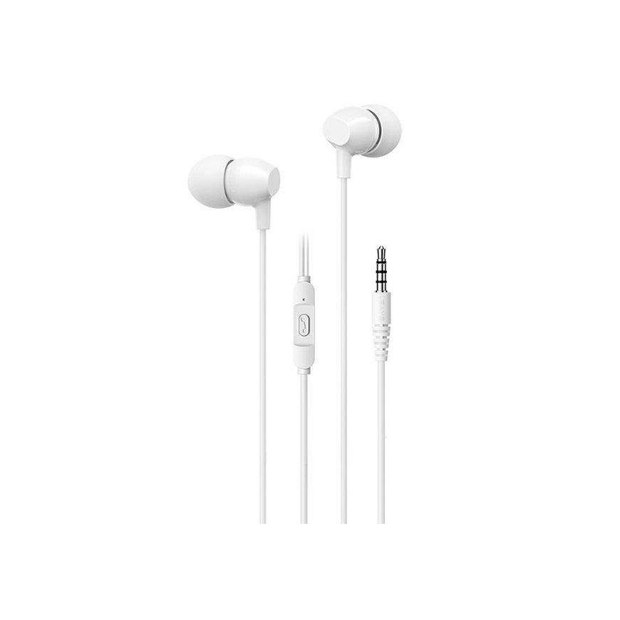 USAMS Słuchawki stereo EP-47 3.5mm biały|white 1,2m HSEP4702 (US