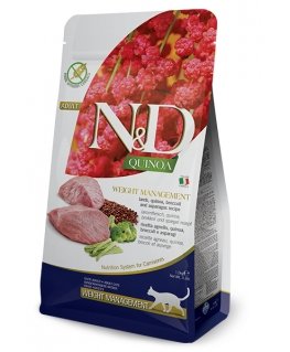 Farmina Pet Food N&D Quinoa kuivtoit kassile 5 kg Täiskasvanu Lammas