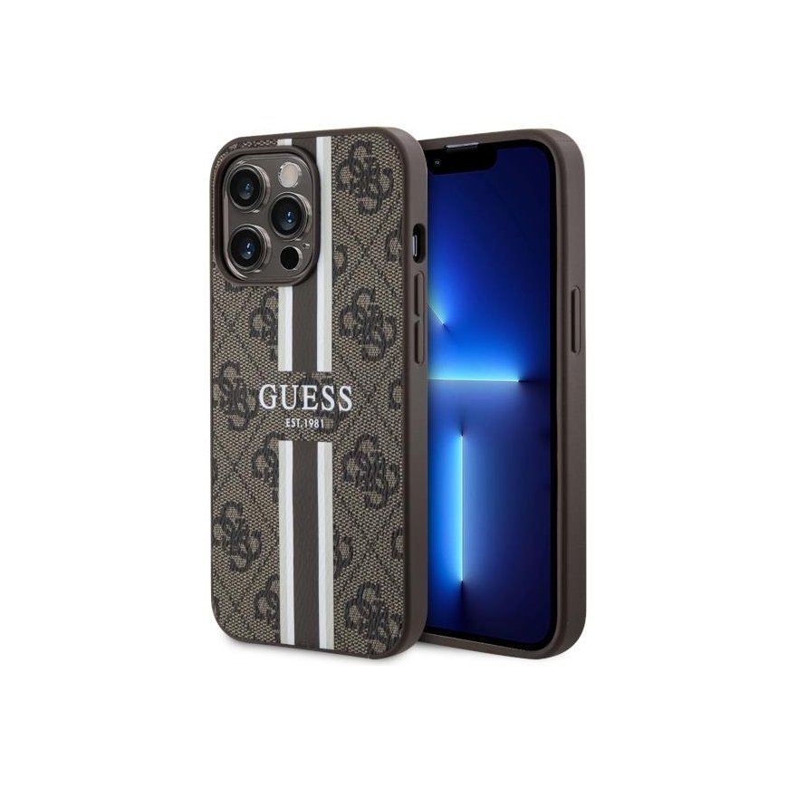Guess GUHMP13LP4RPSW iPhone 13 Pro | 13 6.1" brązowy|brown hardc