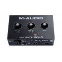 M-AUDIO M-Track Solo USB Audio interface Crystal preamplifier 16 bit 48 kHz Black M-AUDIO M-Track Solo USB Audio interface Crystal preamplifier 16 bit 48 kHz Black