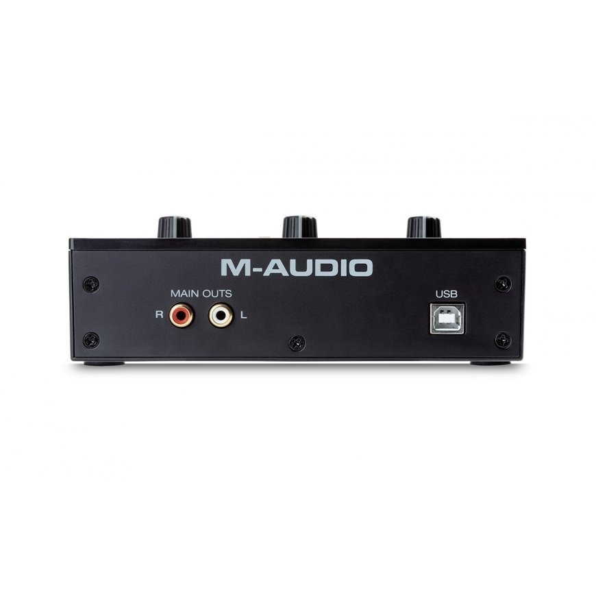 M-AUDIO M-Track Solo USB audio interfeiss Kristāla priekšpastiprinātājs 16 biti 48 kHz melns – 4
