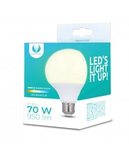 LED Bulb E27 G95 10W 230V 3000K 950lm Forever Light