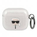 Karl Lagerfeld case for AirPods 3 KLA3UKHGS silver Glitter Karl` Karl Lagerfeld case for AirPods 3 KLA3UKHGS silver Glitter Karl`