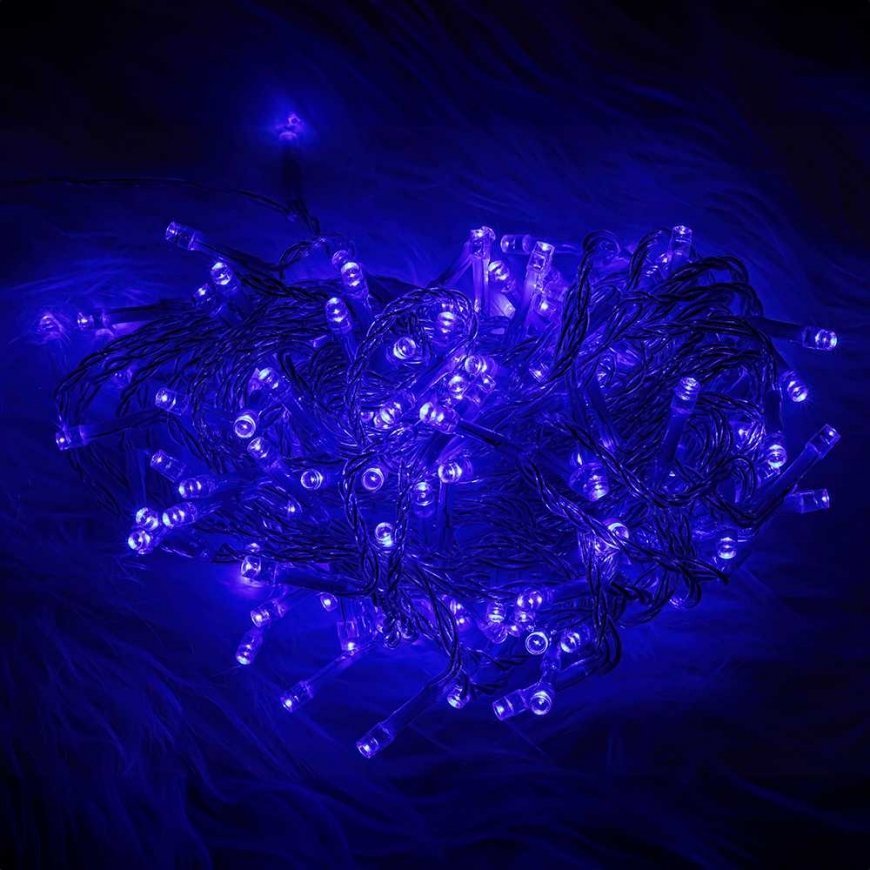 TelForceone String light 180LED 14.4m blue Forever Light – 3