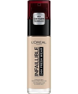 L´Oréal Paris Infaillible 24H Fresh Wear makiažo pagrindas 30 ml (015 Porcelain)