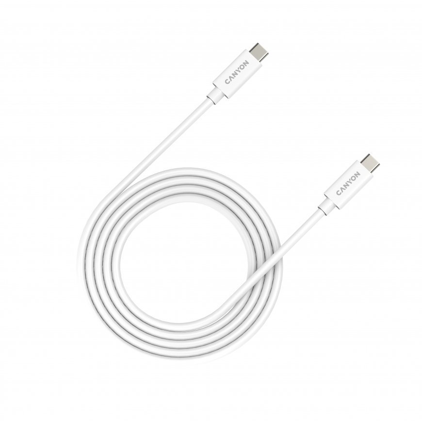 Canyon UC-42 cable U4-CC-5A2M-E USB4 TYPE-C to TYPE-C WHT
