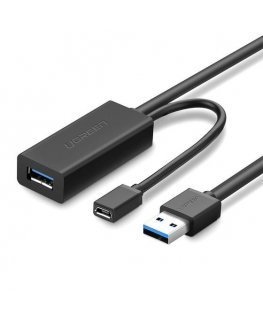 Ugreen 20827 USB кабель 10 m USB 3.2 Gen 1 (3.1 Gen 1) USB A USB A/Micro-USB B Черный