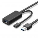 Ugreen 20827 USB-kaapeli 10 m USB 3.2 Gen 1 (3.1 Gen 1) USB A USB A/Micro-USB B Musta Ugreen 20827 USB-kaapeli 10 m USB 3.2 Gen 1 (3.1 Gen 1) USB A USB A/Micro-USB B Musta
