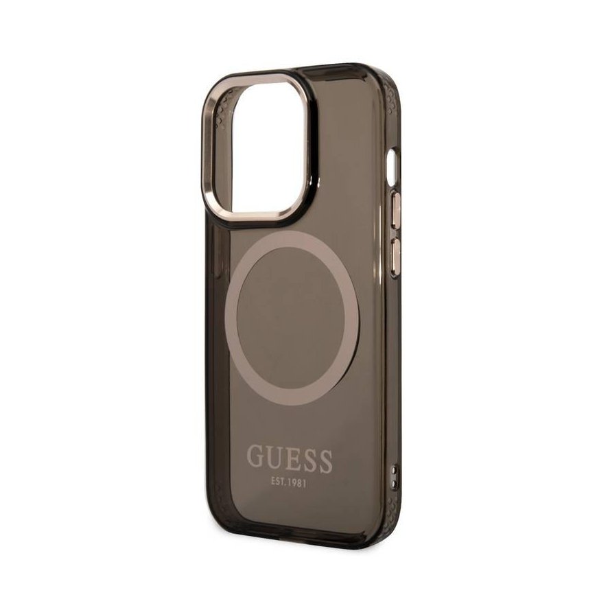 Guess Translucent MagSafe Compatible Case for iPhone 14 Pro Blac – 2