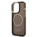 Guess Translucent MagSafe Compatible Case for iPhone 14 Pro Blac Guess Translucent MagSafe Compatible Case for iPhone 14 Pro Blac