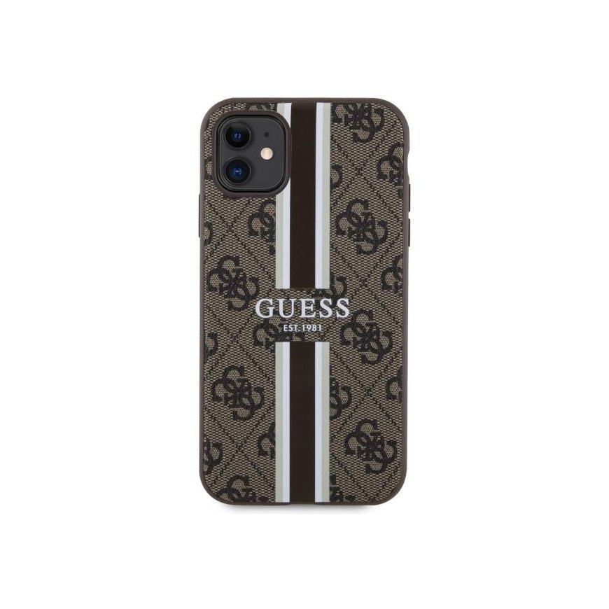 Guess GUHMN61P4RPSW iPhone 11 | Xr brązowy|brown hardcase 4G Pri