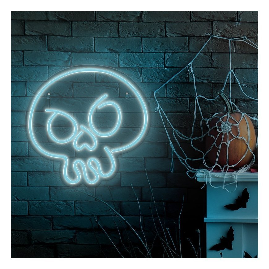 Neon PLEXI LED GRAFFITI SKULL turquoise FPNE15 Forever Light – 2