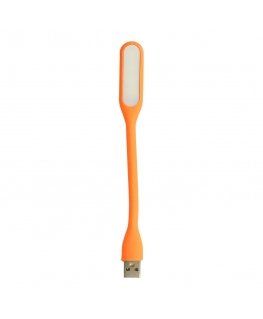 Mini LED Lamp Silicone USB Orange