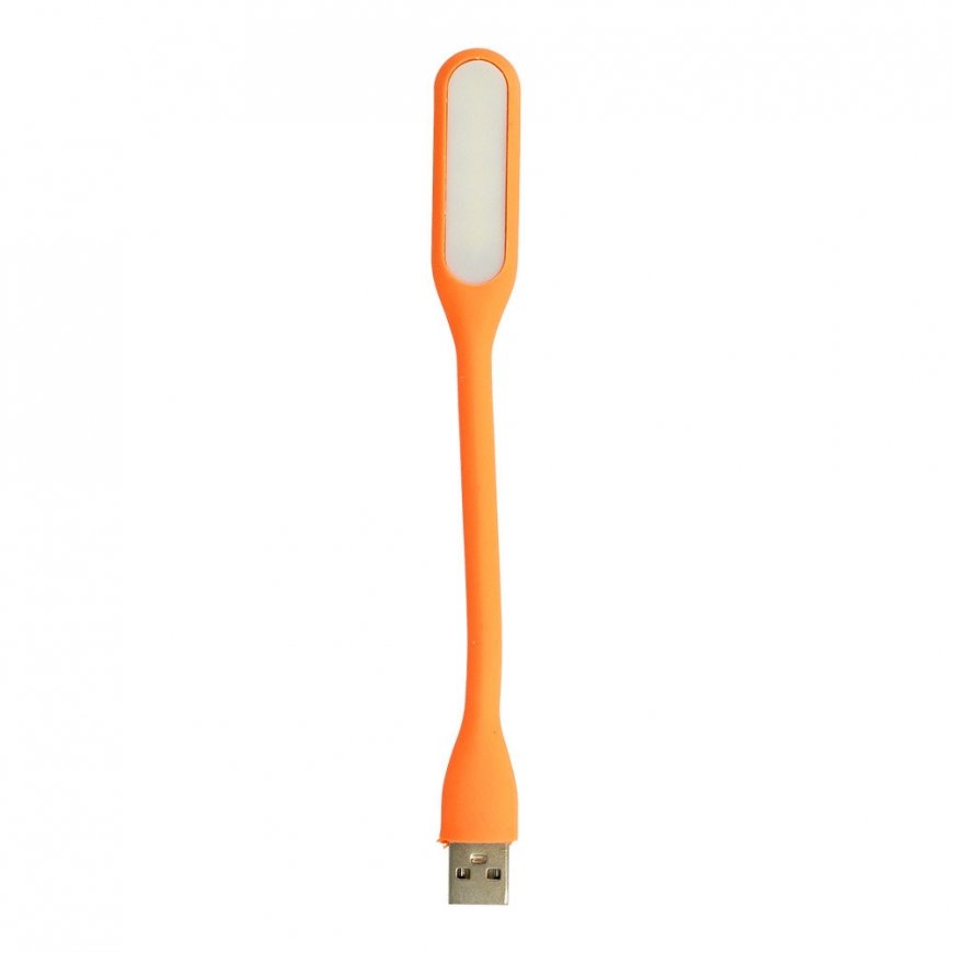 Mini LED Lamp Silicone USB Orange