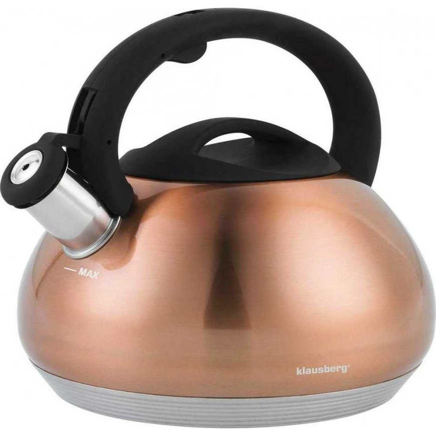 KETTLE WITH WHISTLE KLAUSBERG 2.7L KB-7385 COPPER