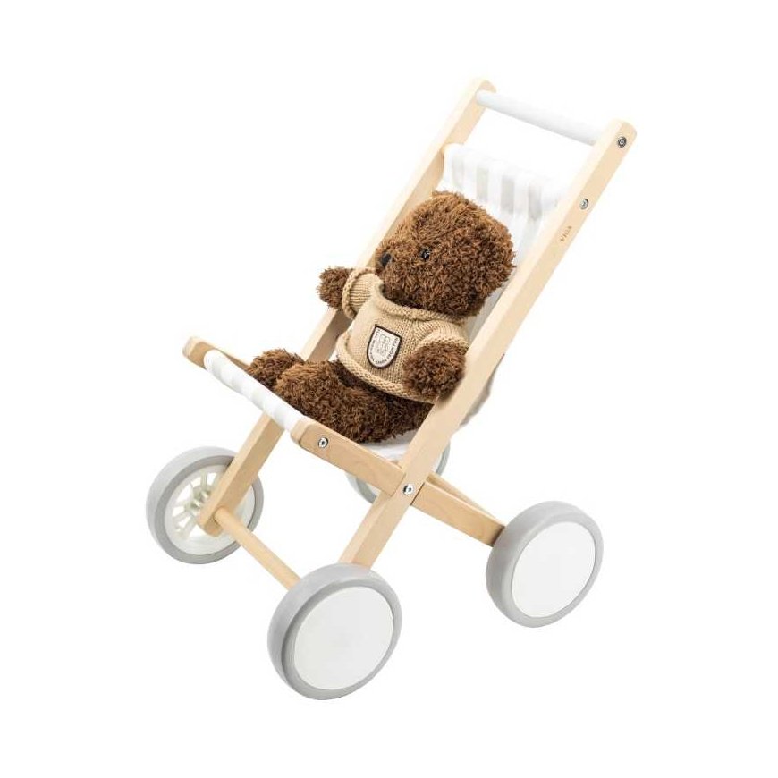 Viga Toys VIGA Drewniany Vežimėlis Dla Lalek Vežimėlis – 3