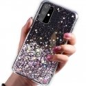 Fusion Glue Glitter Back Case Silicone Case For Apple iPhone 12