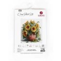luca S Counted Cross Stitch Kit "The Sunflowers" 28x30cm SB7021