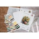 luca S Counted Cross Stitch Kit "The Sunflowers" 28x30cm SB7021