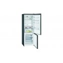 Siemens iQ300 KG49NXXEA fridge-freezer Freestanding 438 L E Black, Stainless steel