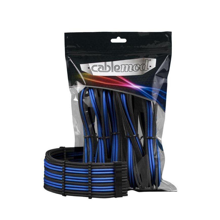 CableMod PRO ModMesh 12VHPWR Cable Extension Kit - Black/Blue – 4