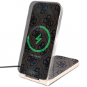Guess 4G Pattern MagSafe foldable 2in1 15W inductive charger - brown Guess 4G Pattern MagSafe foldable 2in1 15W inductive charger - brown