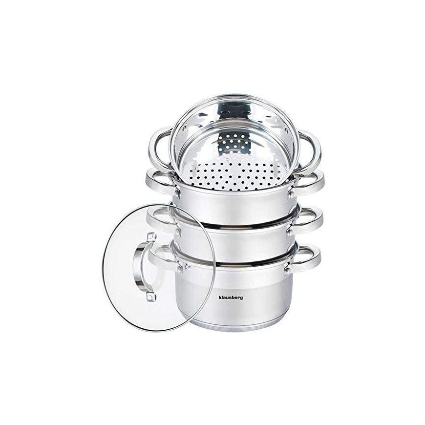 Steam cooking pot set KLAUSBERG. 5 ELEM. 18 cm – 5