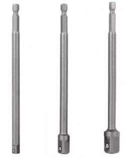 Laikiklių (prailgintų) rinkinys galvutėms iš 1/4" į 1/4", 3/8" & 1/2" Truper®