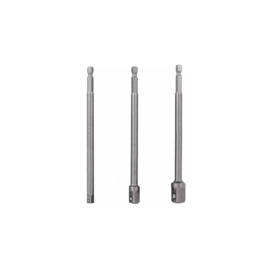Laikiklių (prailgintų) rinkinys galvutėms iš 1/4" į 1/4", 3/8" & 1/2" Truper®
