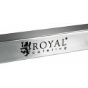 Royal Catering Steel waiter trolley with 2 shelves and deep shelves Royal Catering Steel waiter trolley with 2 shelves and deep shelves