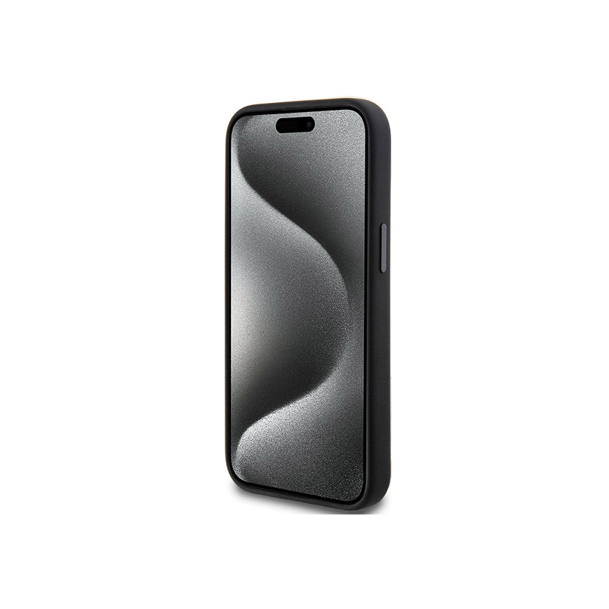 Mercedes AMG Silicone Large Diamond Pattern MagSafe Case for iPhone 15/14/13 - Black – 5