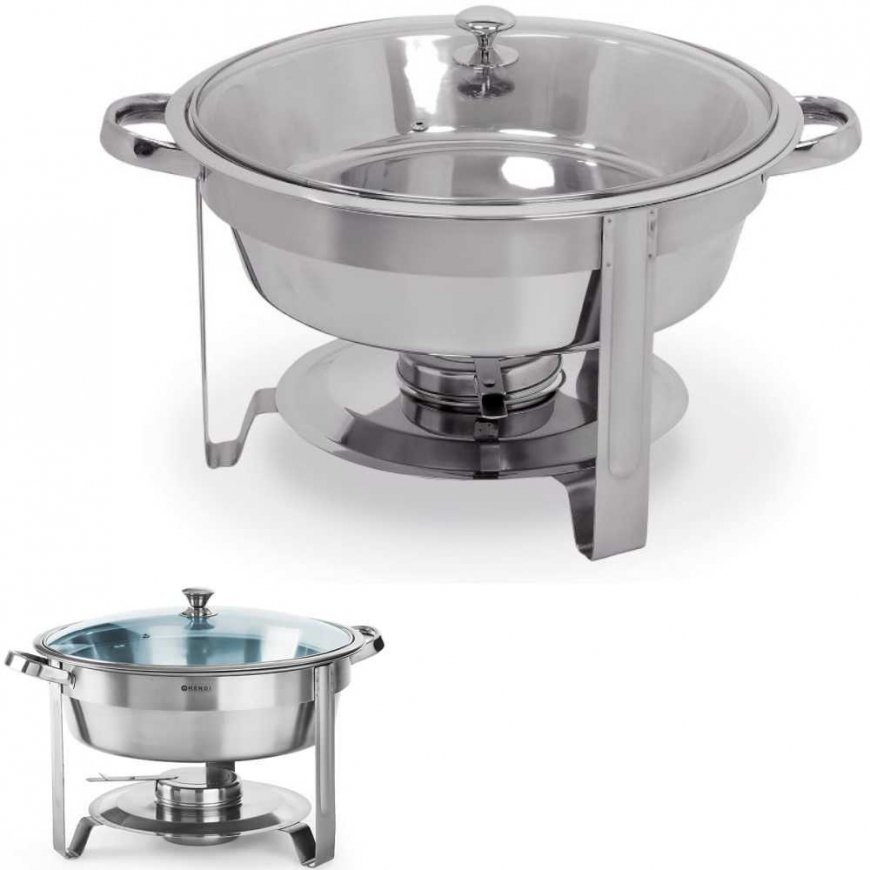 Food warmer, round, steel diameter. 345mm 3.5L - Hendi 470619