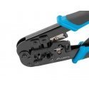 Lanberg NT-0201 johtopihdit Puristustyökalu Musta, Sininen Lanberg NT-0201 johtopihdit Puristustyökalu Musta, Sininen