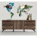 Beldizart Wizardi Wooden Single Level Multicolor Map XL WM-3188 Beldizart Wizardi Wooden Single Level Multicolor Map XL WM-3188