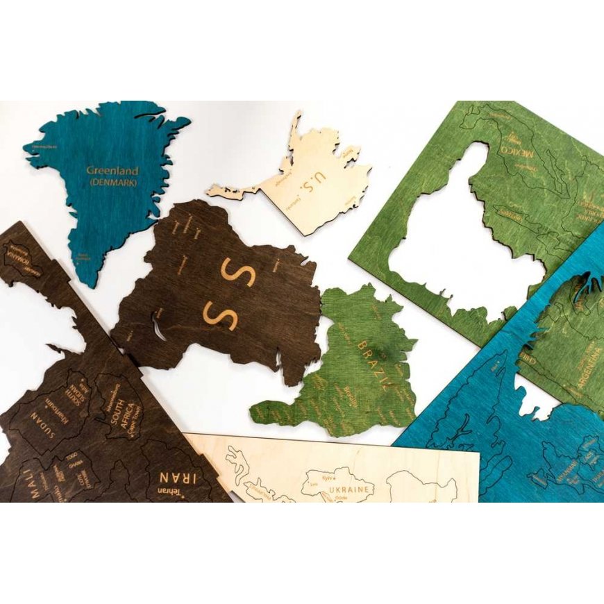 Beldizart Wizardi Wooden Single Level Multicolor Map XL WM-3188 – 5