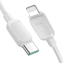 USB C - Lightning Cable 20W 1.2m Joyroom S-CL020A14 - White USB C - Lightning Cable 20W 1.2m Joyroom S-CL020A14 - White