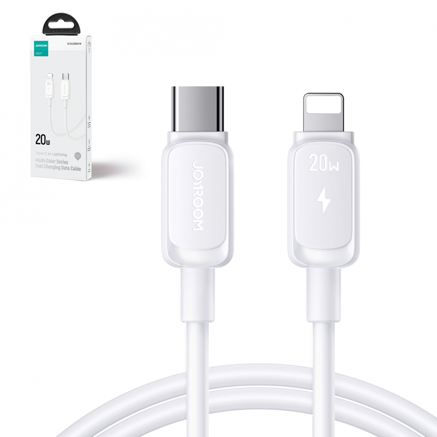 USB C - Lightning Cable 20W 1.2m Joyroom S-CL020A14 - White – 2