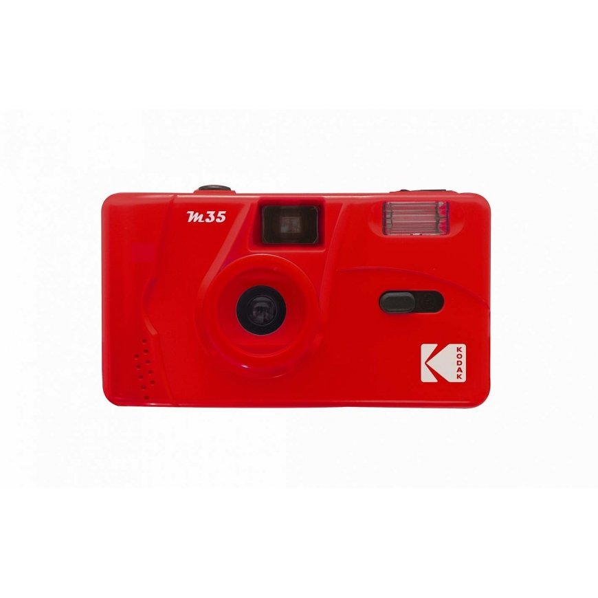 Kodak M35 Compact film camera 35 mm Red