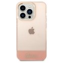 Guess PC|TPU Camera Outline Translucent Case for iPhone 14 Pro P Guess PC|TPU Camera Outline Translucent Case for iPhone 14 Pro P