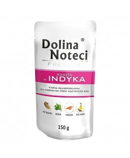 Dolina Noteci 5902921300700 suņu mitrā barība Tītars Pieaudzis suns 150 g