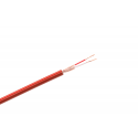 Azusa Cable microphone stereo 6mm red Azusa Cable microphone stereo 6mm red