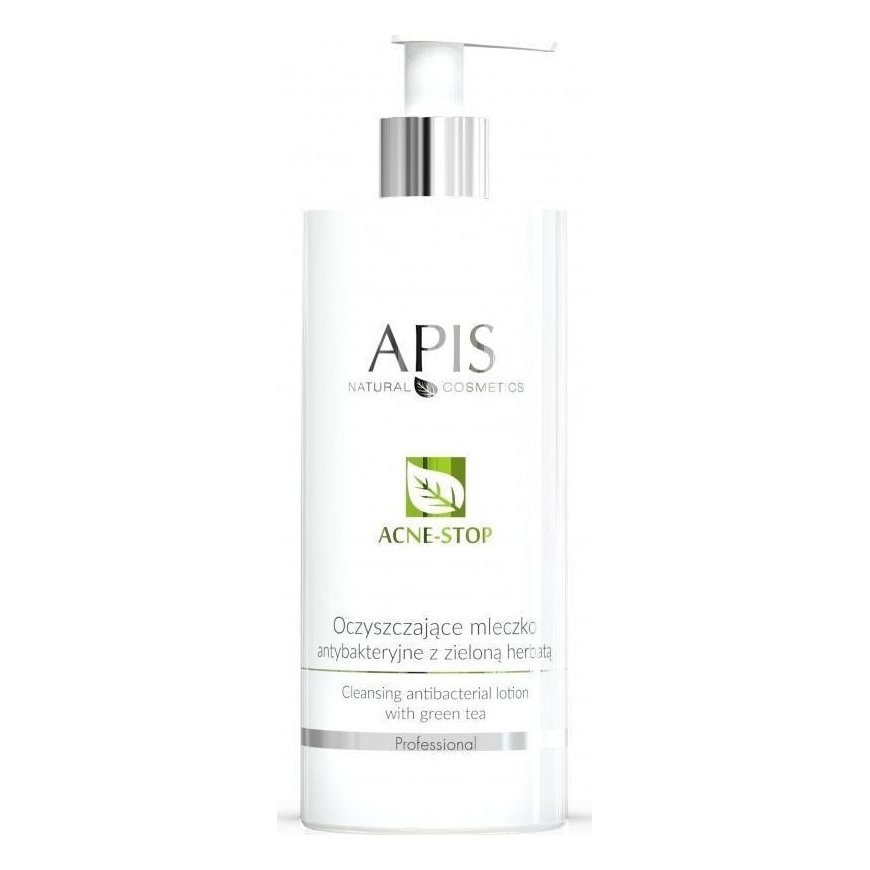 APIS APIS_Acne-Stop valomasis antibakterinis losjonas Valomasis antibakterinis pienelis su žaliąja arbata 500ml