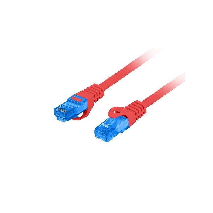 Lanberg PCF6A-10CC-0300-R networking cable Red 3 m Cat6a S/FTP (S-STP)
