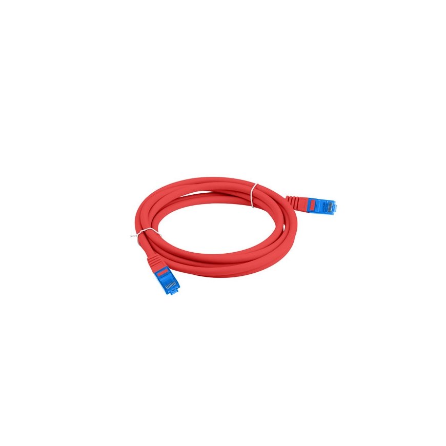 Lanberg PCF6A-10CC-0300-R tīkla kabelis Sarkans 3 m Cat6a S/FTP (S-STP) – 3