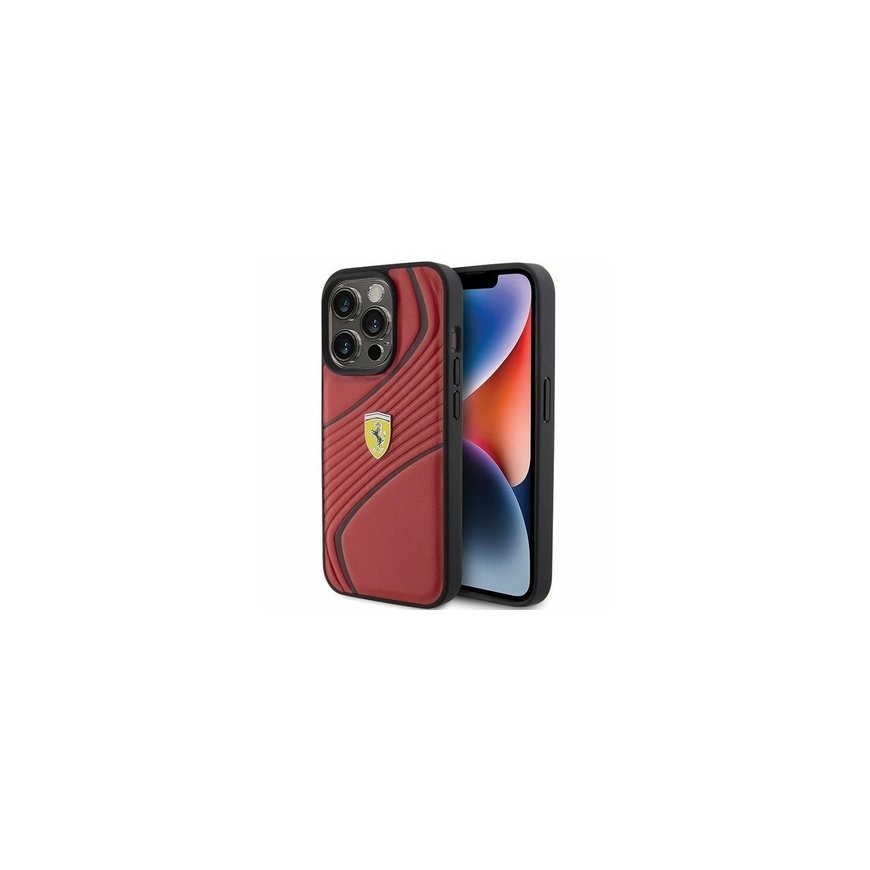 Ferrari Twist Metal Logo Back Case