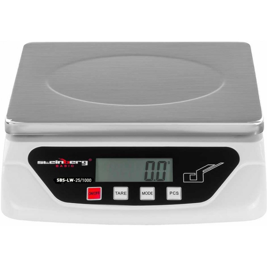 Virtuvinės svarstyklės Steinberg Systems Pašto svarstyklės siuntiniams ir laiškams SBS-LW-25/1000 iki 25kg / 1g – 2